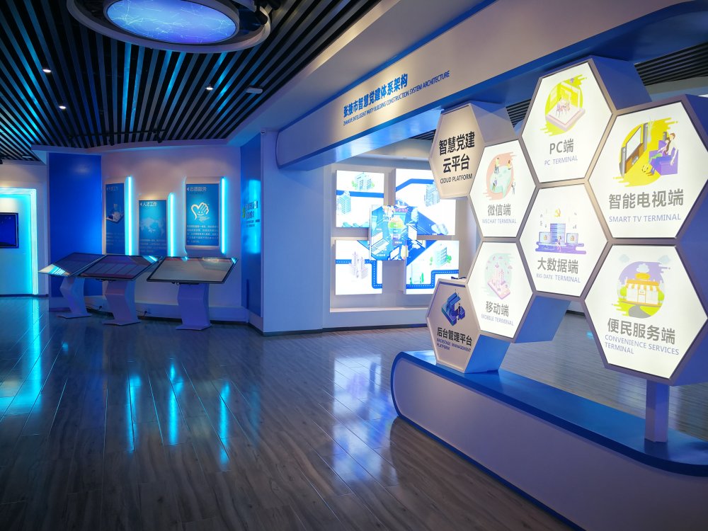 甘肅張掖智慧黨建展廳